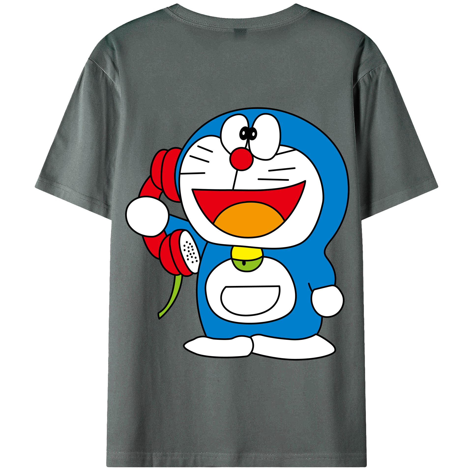 （画像用） ドラえもん Doraemon 綿100％半袖Tシャツ（背面プリント）